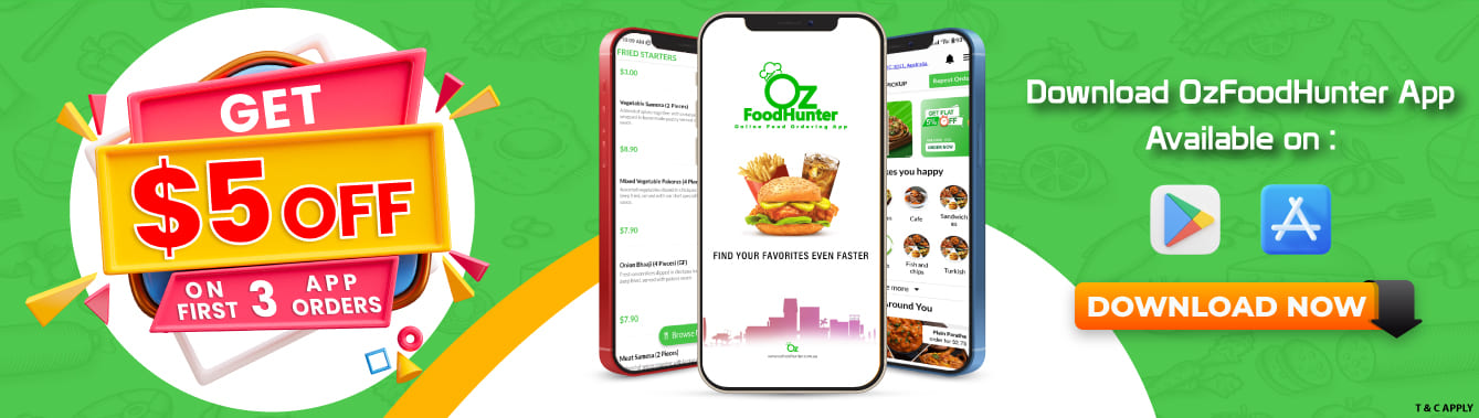 Oz Food Hunter Offer Banner